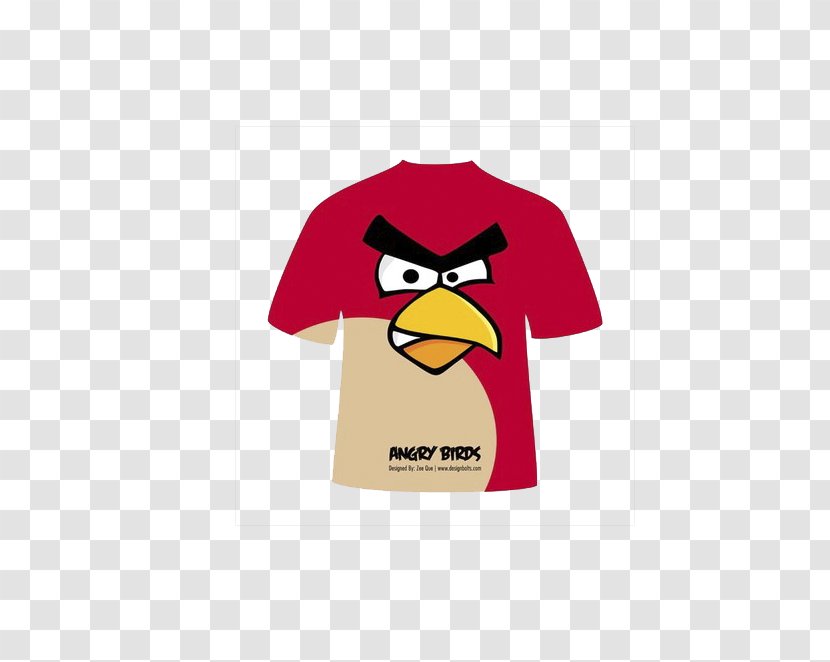 T-shirt Clothing Angry Birds Clip Art - Short Sleeve Transparent PNG