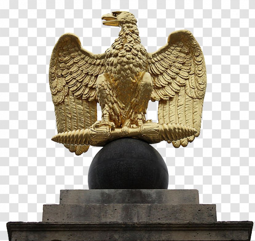 Palace Of Fontainebleau Napoleon I On His Imperial Throne Aigle Paradiso Eagle - Bird Prey - Golden Statue Transparent PNG