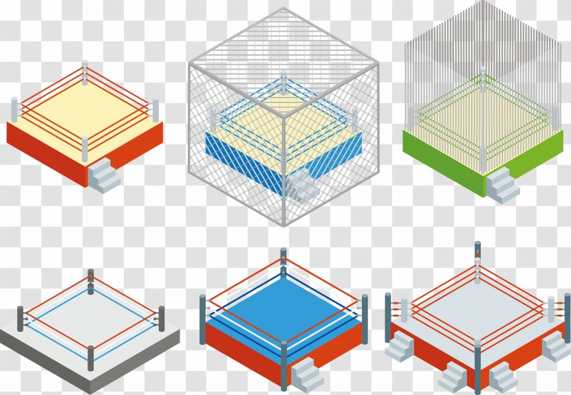 Euclidean Vector Professional Wrestling Clip Art - Animation - Ring Collection Transparent PNG