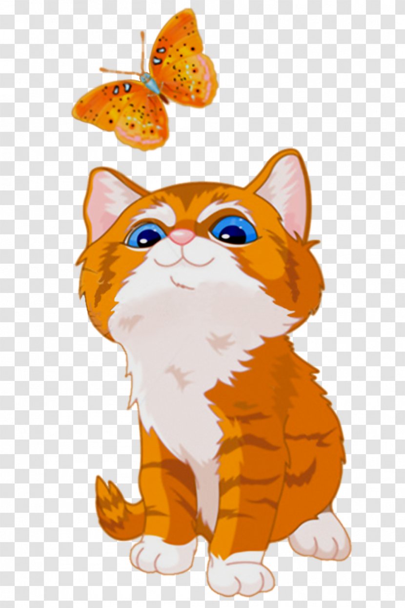 Kitten Cat Cuteness Royalty-free Clip Art - Orange - Cats Transparent PNG