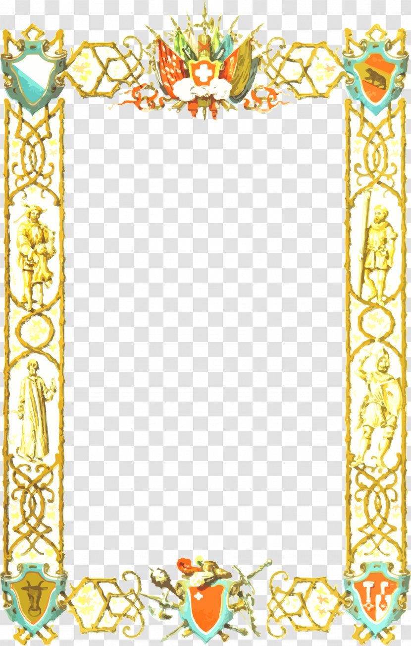 Picture Frames Heraldry Clip Art - Area - Harp Transparent PNG