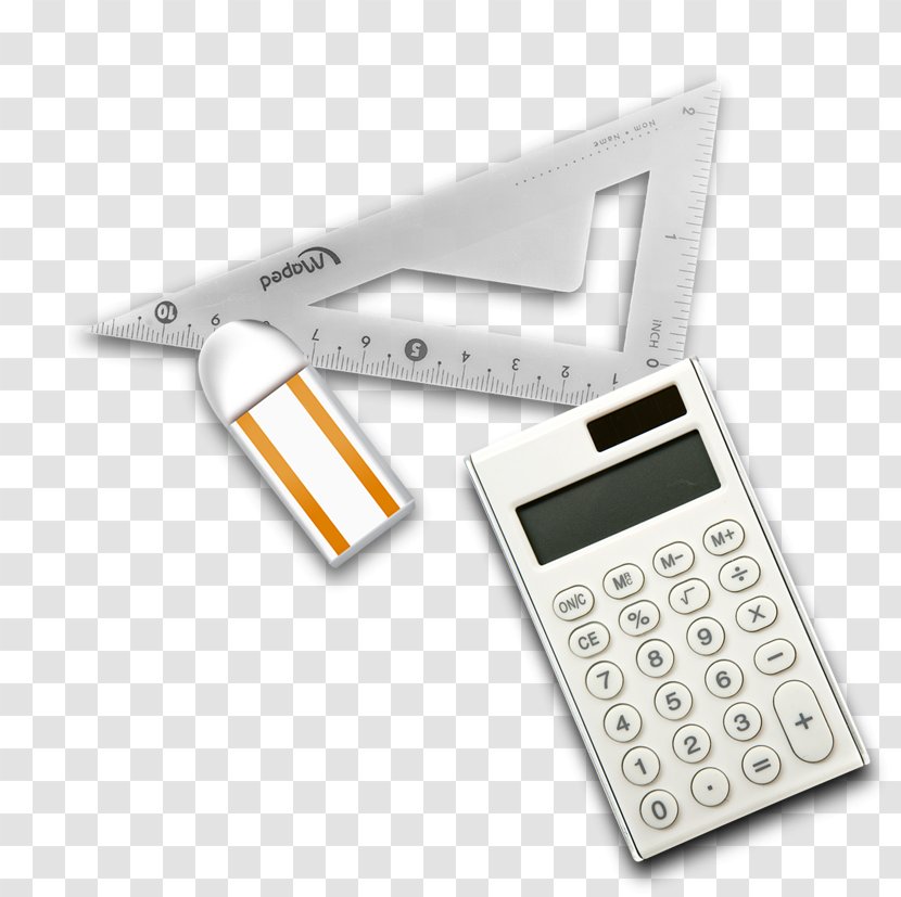 Calculator Stationery Tire - Web Design - Mathematics Supplies Transparent PNG