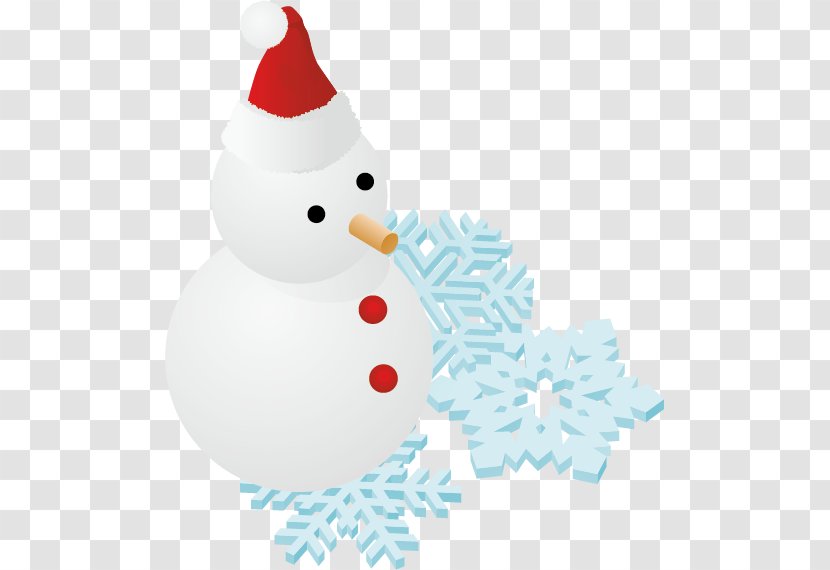 Snowman Christmas Ornament Illustration - Tree - Vector Decoration Transparent PNG