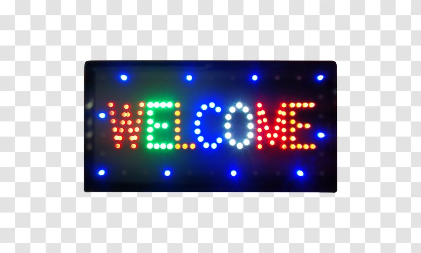 LED Display Light-emitting Diode Signage - Electronic - Light Transparent PNG