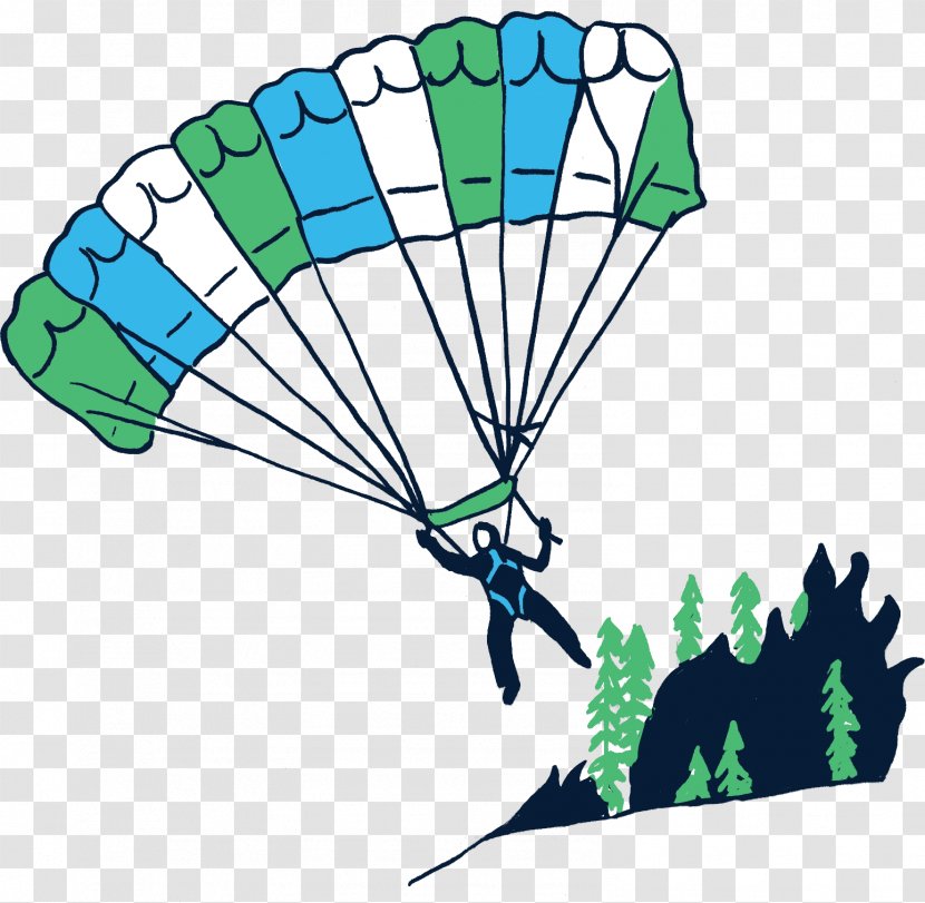 Parachuting Parachute Windsport Air Sports Transparent PNG