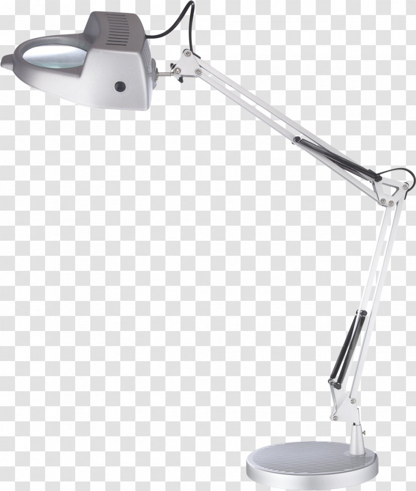 Balanced-arm Lamp Light Fixture Glass - Magnifier Transparent PNG