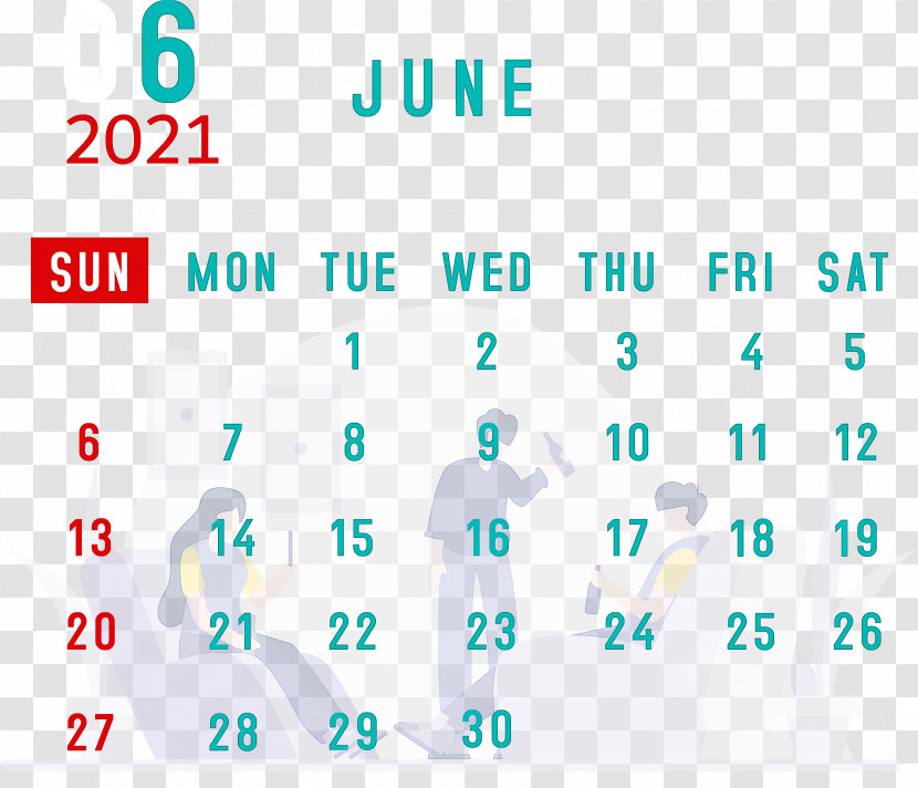 June 2021 Calendar 2021 Calendar June 2021 Printable Calendar Transparent PNG