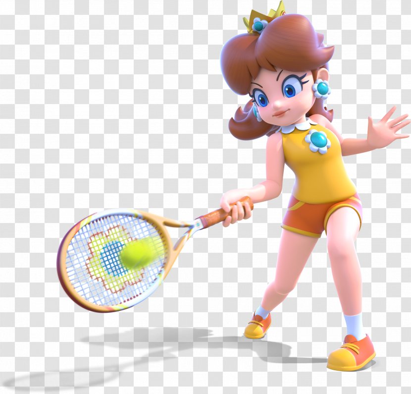 Princess Daisy Mario Tennis: Ultra Smash Peach - Figurine - Tennis Transparent PNG