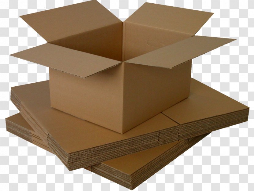 Cardboard Box Corrugated Fiberboard Carton - Packing Material Transparent PNG
