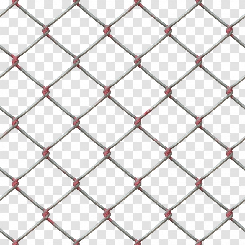 Chain-link Fencing Fence Wire Metal - Sticker - Mesh Texture Transparent PNG