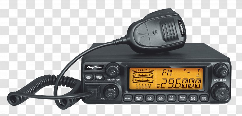 10-meter Band Citizens Radio Transceiver Frequency Modulation - Audio Receiver Transparent PNG