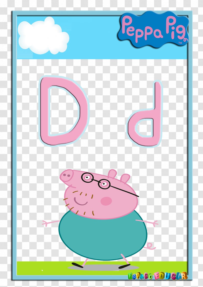 Daddy Pig Mummy Party Princess Peppa - Fictional Character - Alfabeto Animal Zoo Letters Transparent PNG