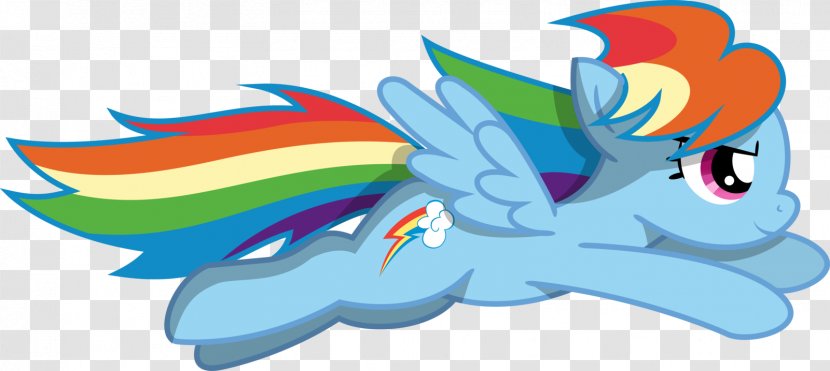 Rainbow Dash Pony Drawing Flight - Cloud Transparent PNG