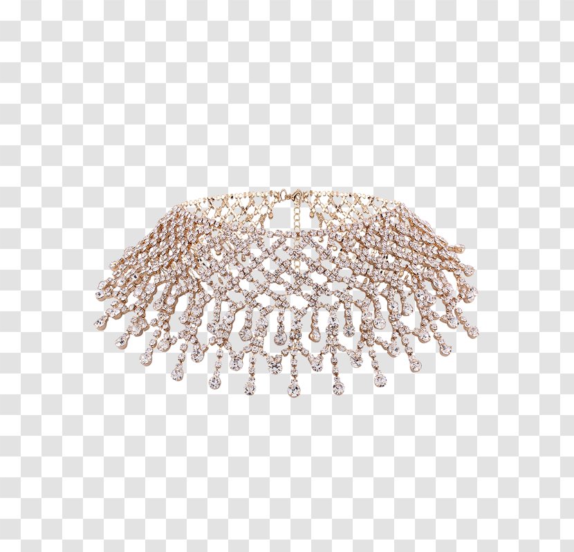Earring Necklace Choker Imitation Gemstones & Rhinestones Charms Pendants - Dress Transparent PNG