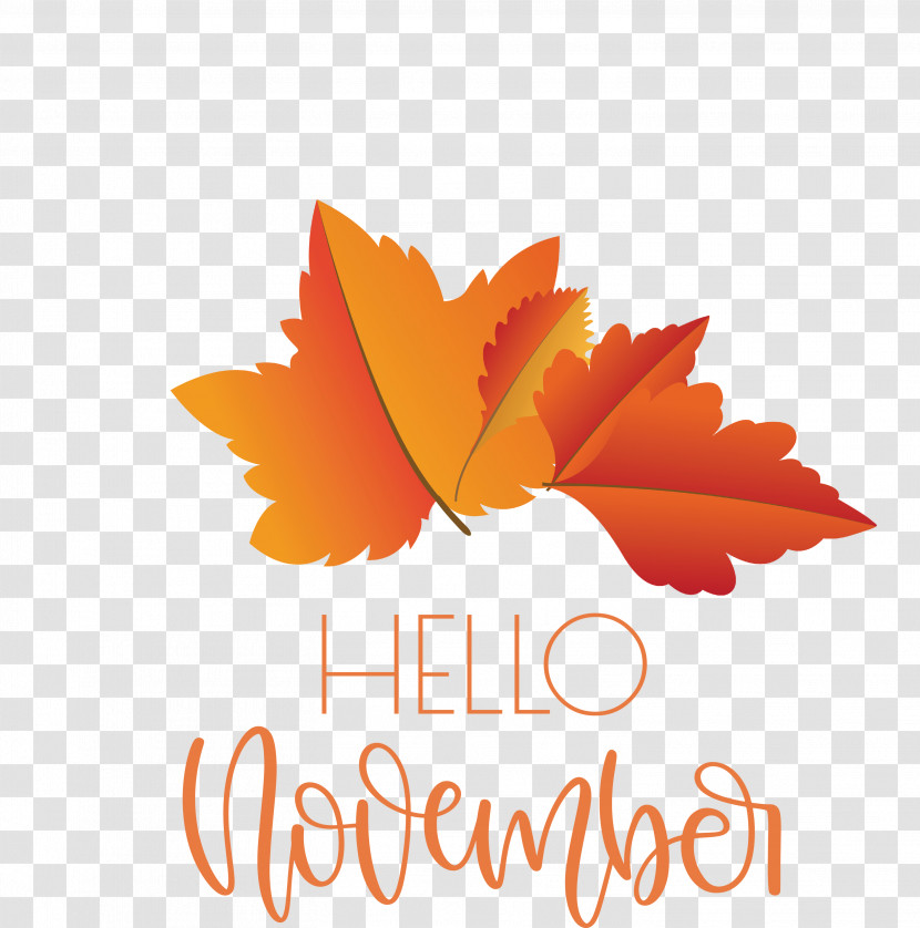 Hello November November Transparent PNG