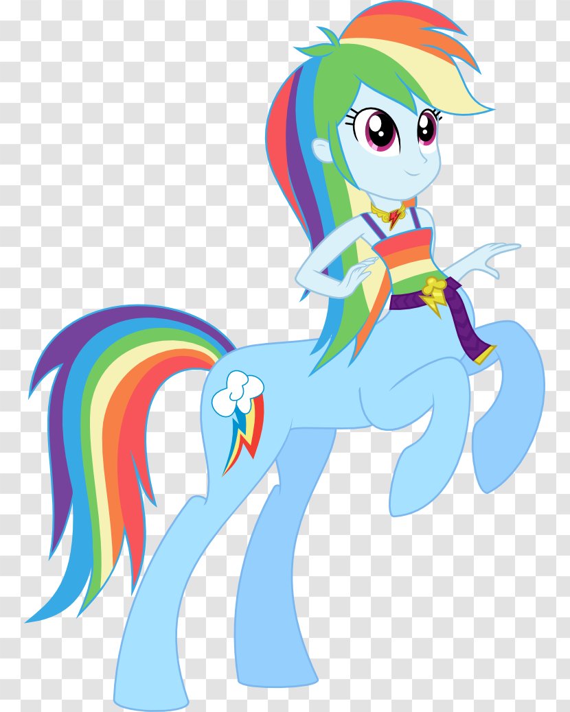 Pony Rainbow Dash Applejack Twilight Sparkle Rarity - Mythical Creature - My Little Transparent PNG