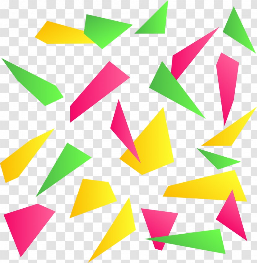 Design Clip Art Image Triangle - Origami Paper - Large Transparent PNG
