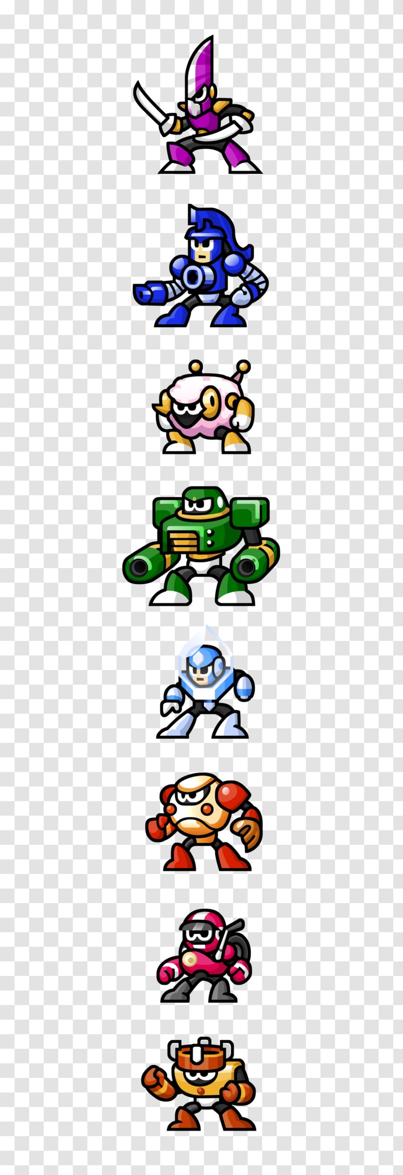 Mega Man 10 2 8 & Bass - Boss Transparent PNG