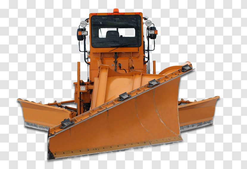 Bulldozer Machine Snowplow Grader Blade - Bucket Transparent PNG