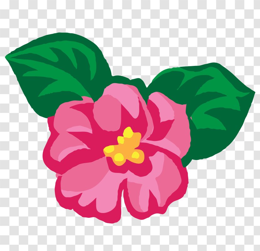 August Clip Art - Hibiscus - Racing Flag Clipart Transparent PNG