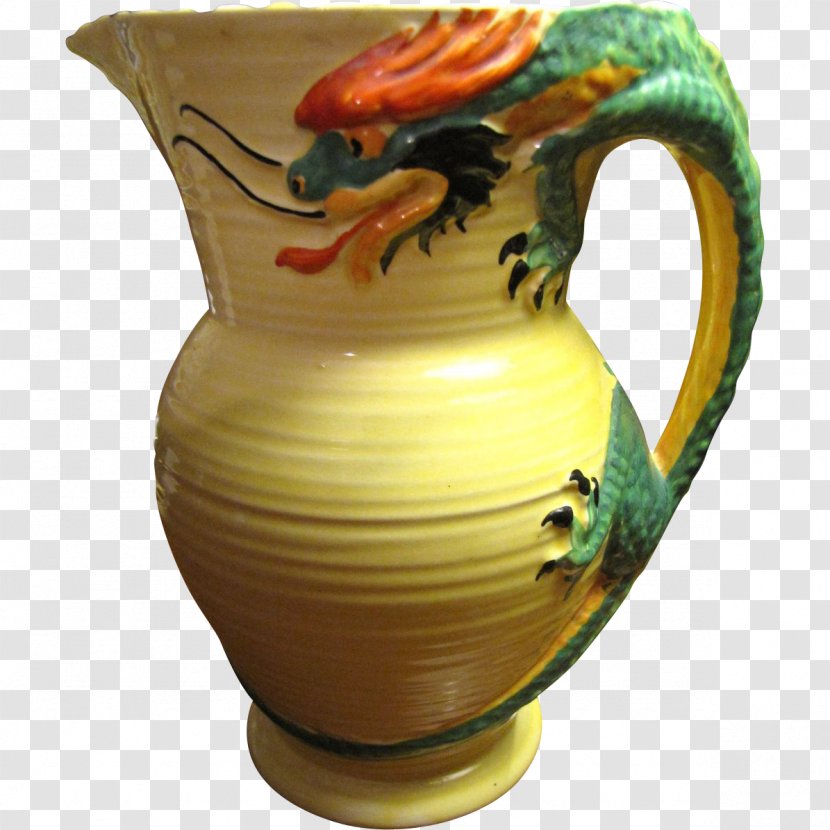 Jug Vase Burleigh Pottery Handle Transparent PNG