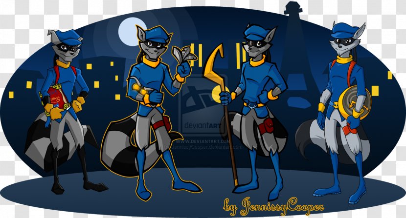 Sly Cooper: Thieves In Time 2: Band Of Cooper And The Thievius Raccoonus 3: Honor Among Ape Escape - Video Game Transparent PNG
