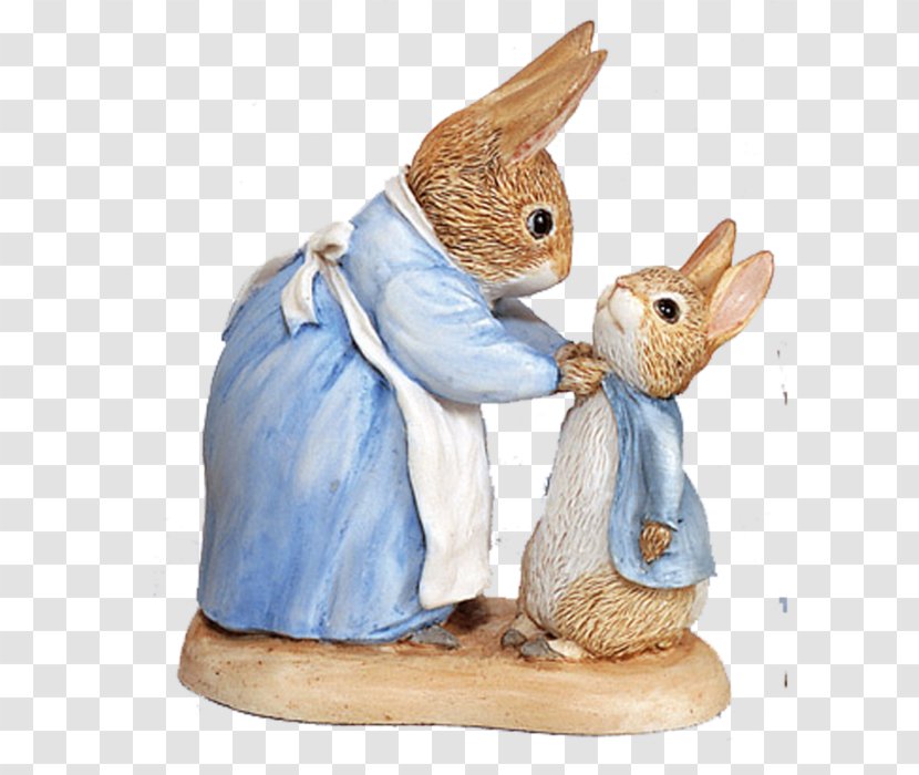 Domestic Rabbit The Tale Of Peter Mrs. Tiggy-Winkle - Figurine - Rabits And Hares Transparent PNG