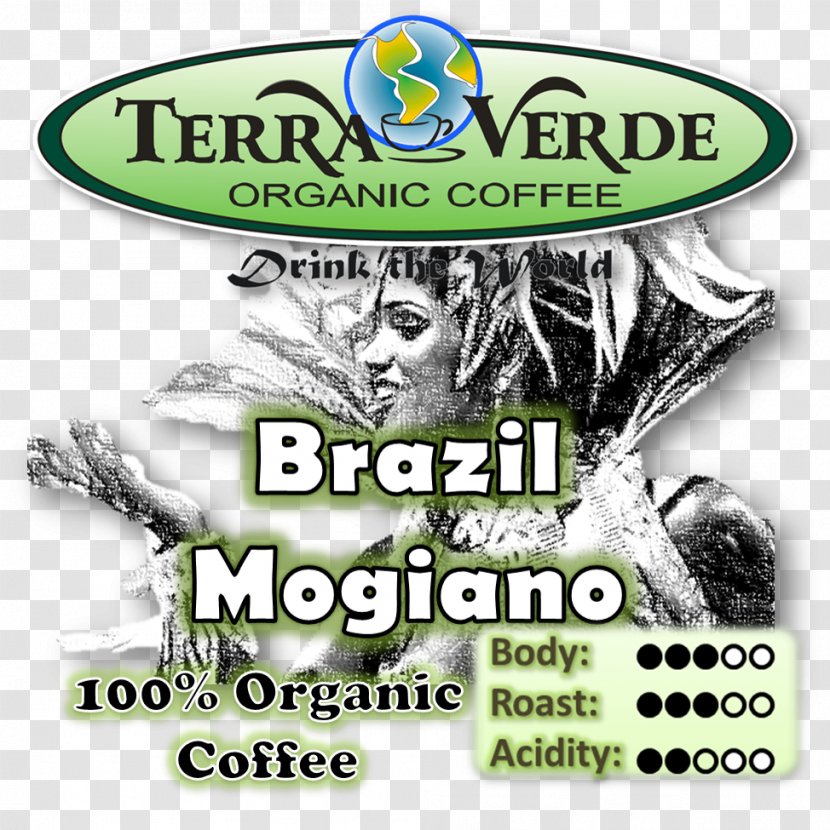 Logo Tree Brand Font - Green - Brazilian Coffee Transparent PNG