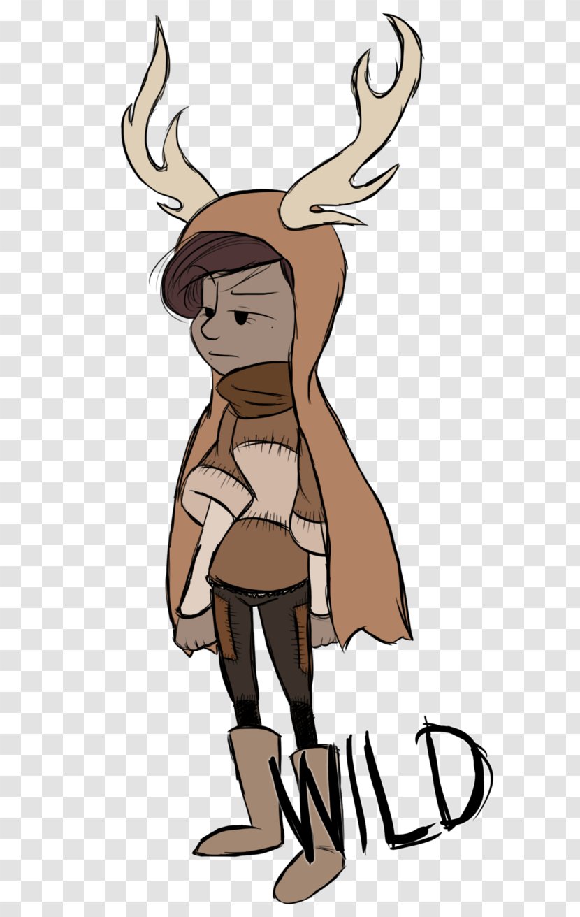 Reindeer Headgear Character Clip Art - Artwork Transparent PNG
