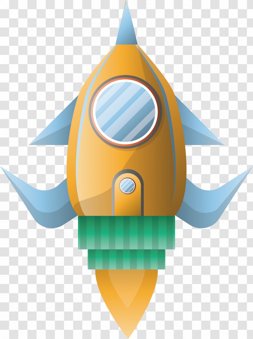 Rocket Illustration - Cartoon - Ship Transparent PNG