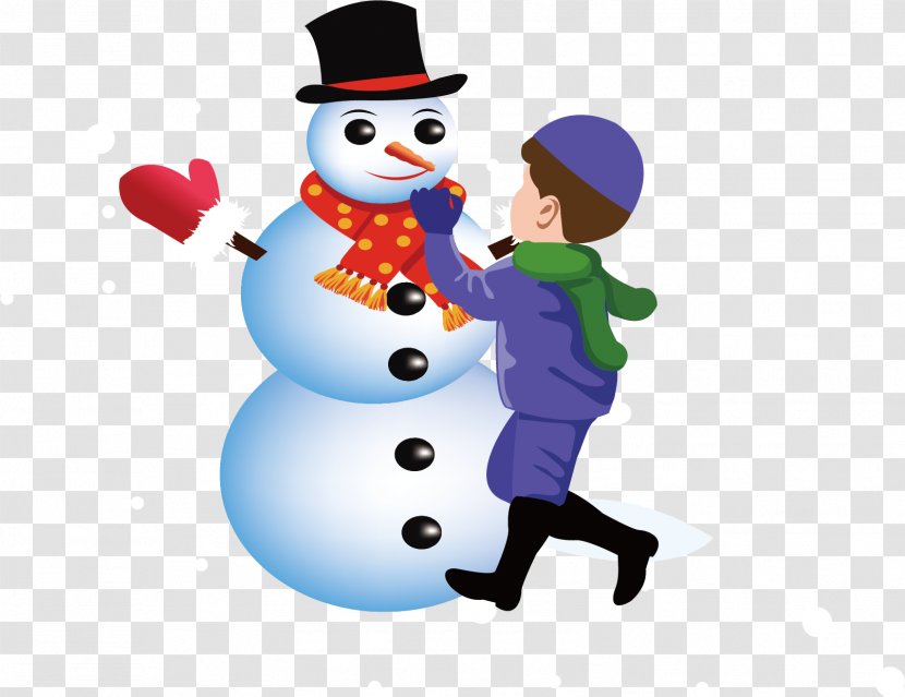 Different Seasons Snowman Drawing - Children's Creative Winter Transparent PNG