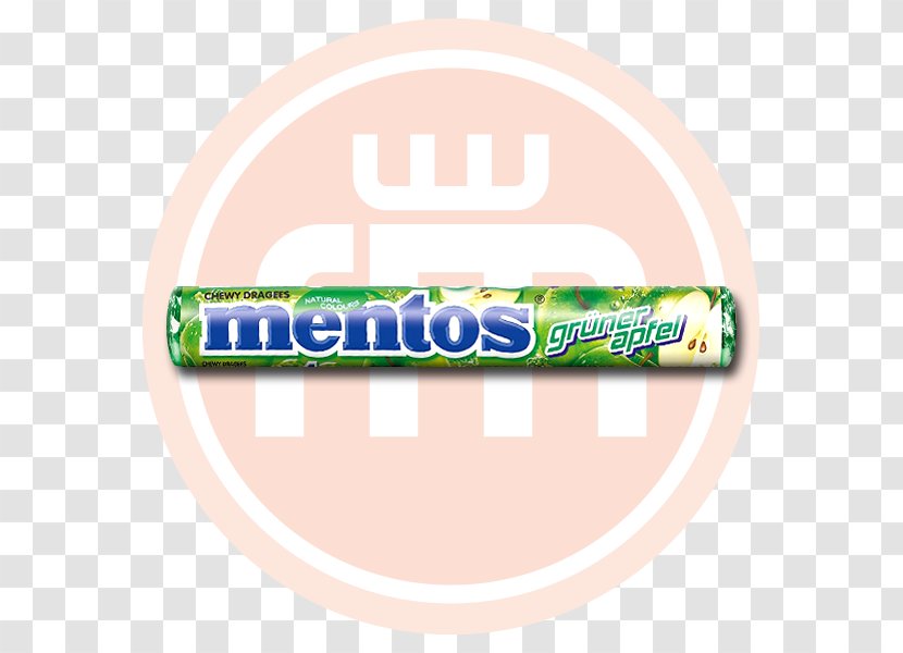 Mentos Taffy Logo Mint Brand Transparent PNG