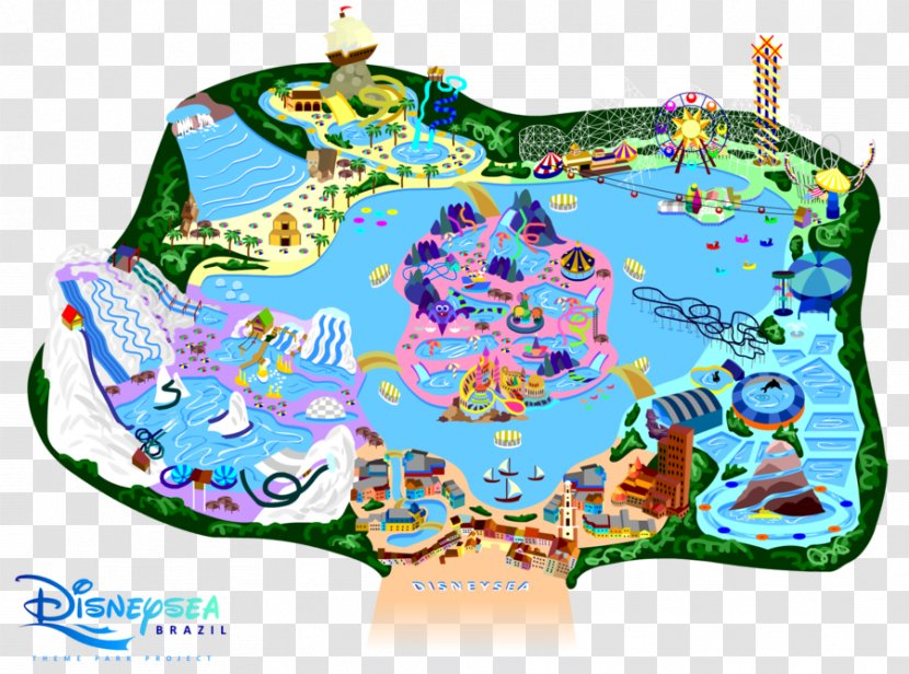 Tokyo DisneySea Disneyland Paris Walt Disney Imagineering - World - The Characters Sit By Sea And Watch Scener Transparent PNG