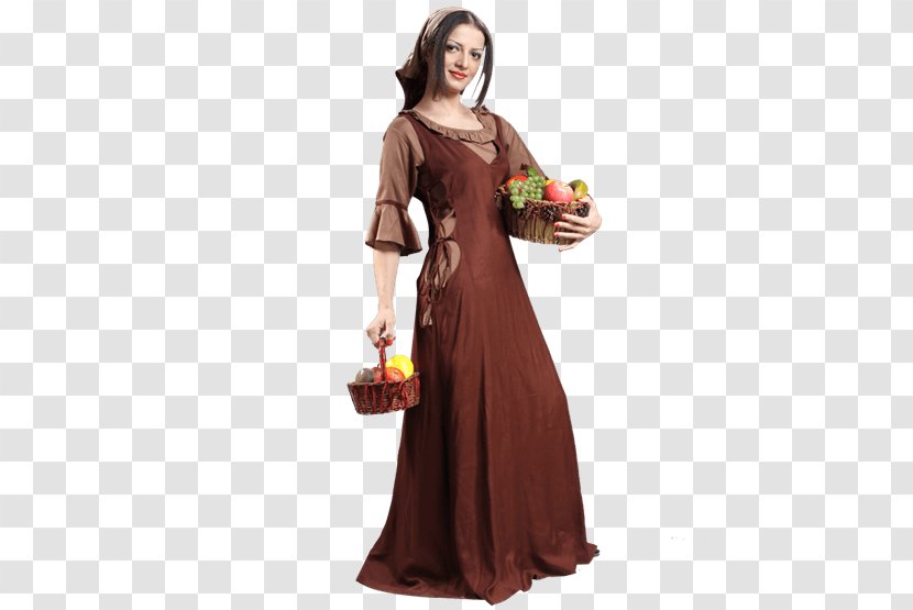 Middle Ages Robe Peasant English Medieval Clothing - Top - Serf Transparent PNG