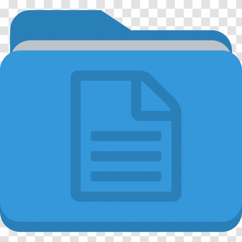 Blue Angle Area Brand - Electric - Folder Document Transparent PNG