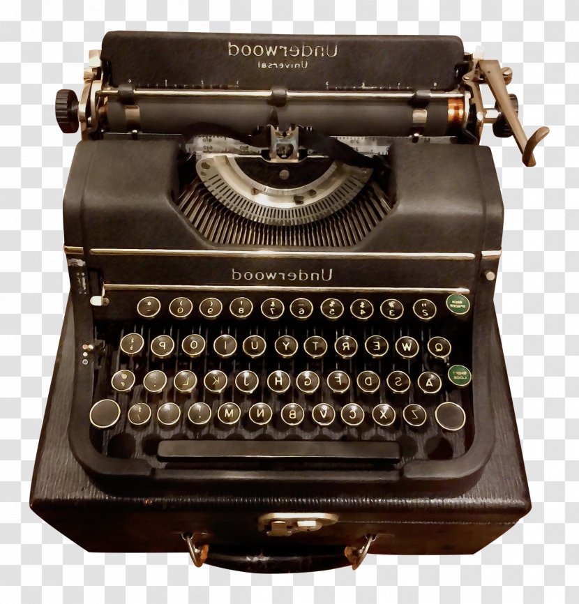 Typewriter Product - Office Equipment - Antique Transparent PNG