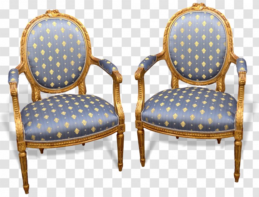 Wing Chair Louis XVI Style France Furniture - Seat Transparent PNG