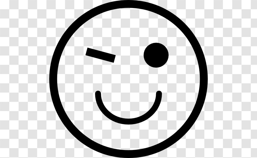 Smiley Emoticon Happiness Symbol - Emotion - Blink Vector Transparent PNG
