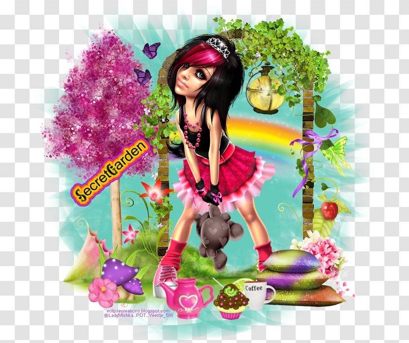 Barbie Fairy Desktop Wallpaper - Computer - Secret Garden Wind Transparent PNG