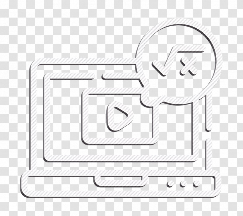 Online Learning Icon Tutorial Icon Video Icon Transparent PNG