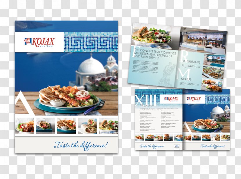 Advertising Brochure Flyer Energik Communications Inc. - Food - Arbic Transparent PNG
