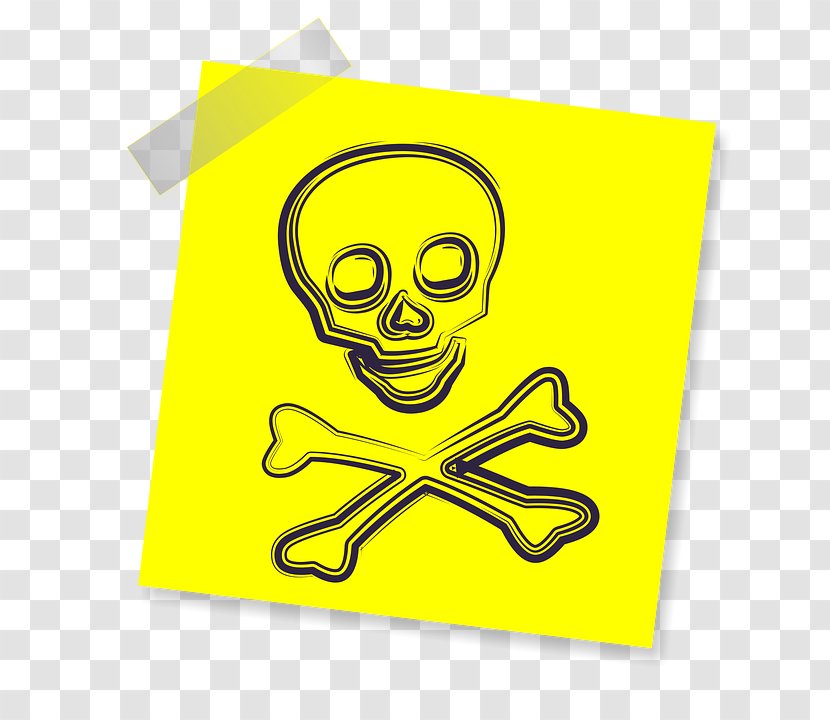 Skull And Crossbones Clip Art Openclipart Skeleton - Material Transparent PNG