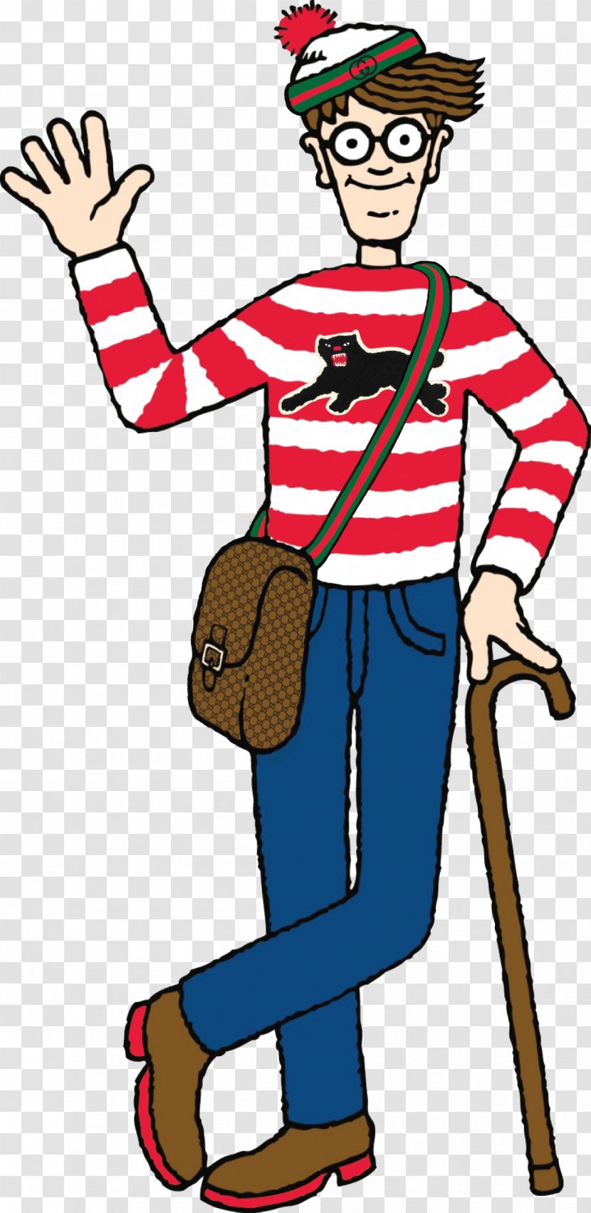 Where's Wally? Children's Literature Walker Books Odlaw - Boy - Gucci Gang Transparent PNG