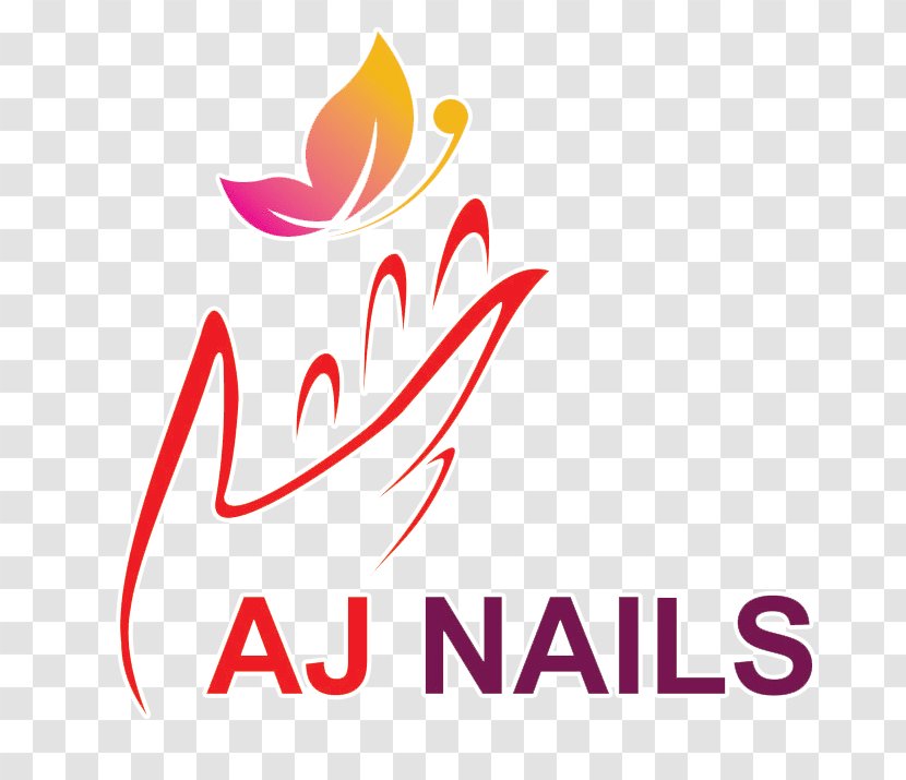 AJ Nails Logo Graphic Design Beauty Parlour - North Dakota - Nail Transparent PNG