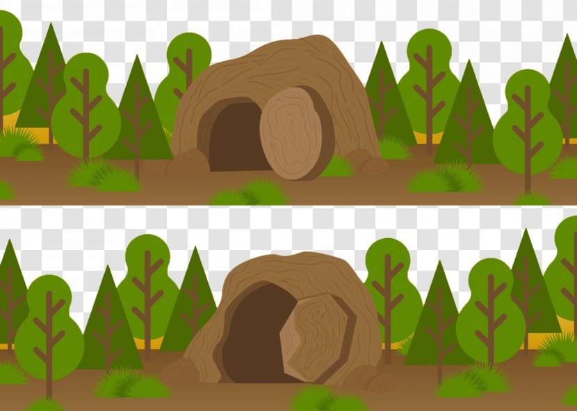 Cave Cartoon - Mammal Transparent PNG