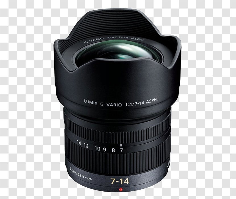 Panasonic Lumix G 25mm F1.7 ASPH Vario 7-14mm F/4.0 H-F007014 Camera Lens Transparent PNG