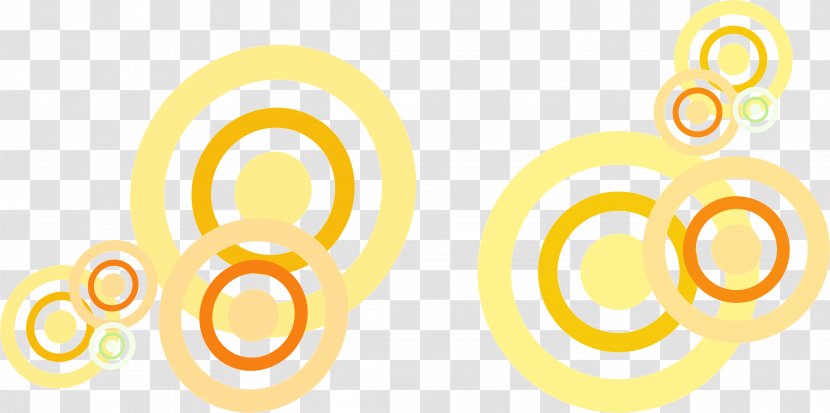 Yellow Circle Disk - Shape - Decorative Transparent PNG