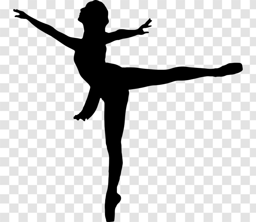 Ballet Dancer Silhouette Clip Art - Human Leg Transparent PNG