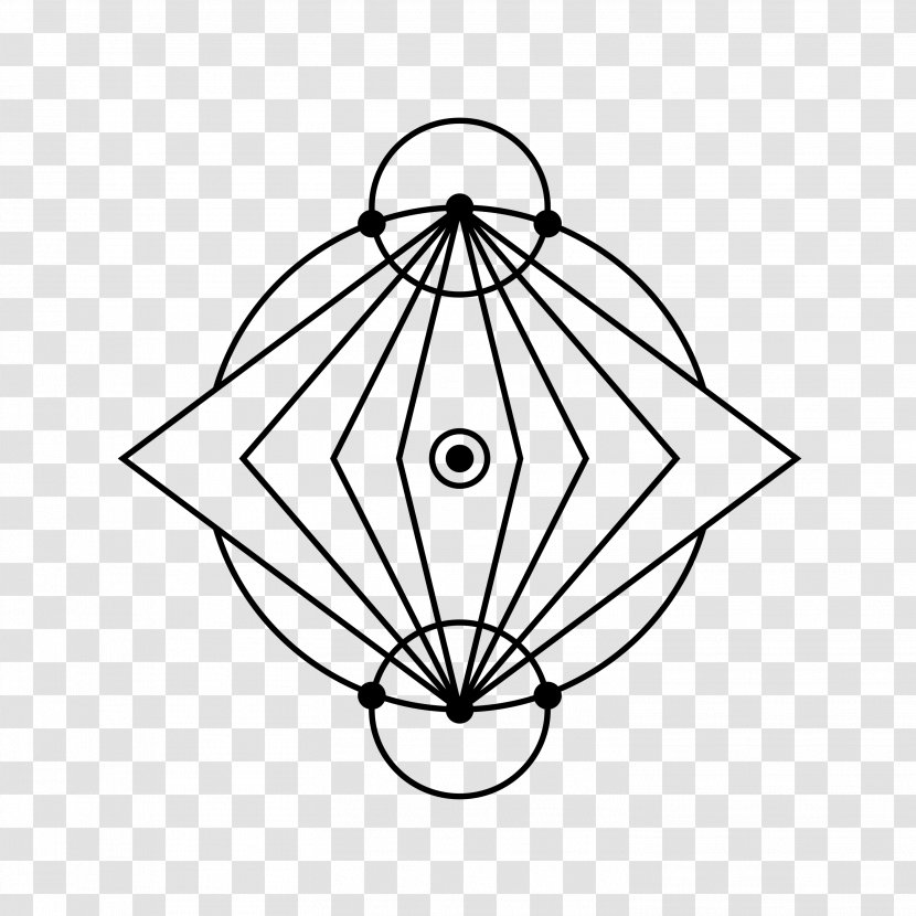 Geometric Shape Geometry Circle - Black And White - Geometrical Transparent PNG