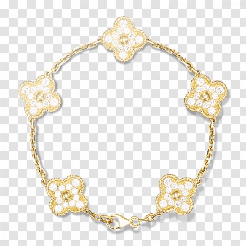 Earring Van Cleef & Arpels Sweet Alhambra Bracelet Woman Hermes Clic H - Vintage - Diamnond Transparent PNG